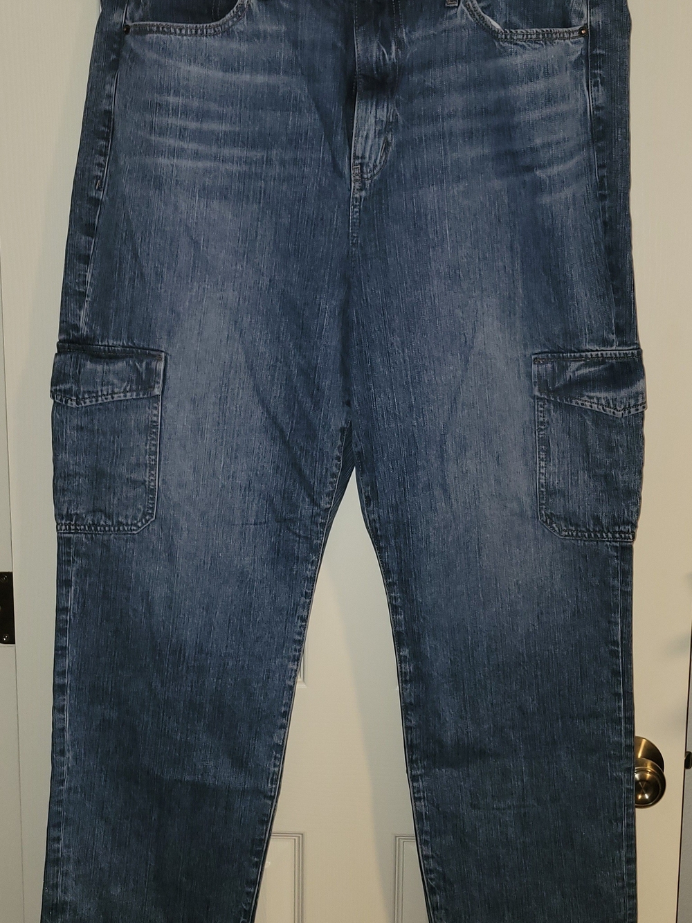 Torrid High Rise Straight Vintage Stretch Cargo Pocket Jeans